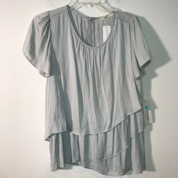 women's tiered ruffle tops